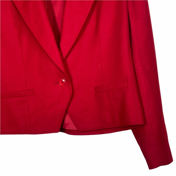 Pendleton Red Small Wool Blazer - Picture 6 of 12